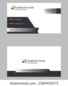 professional business card in illustrator