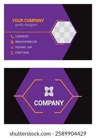 professional business card in illustrator 