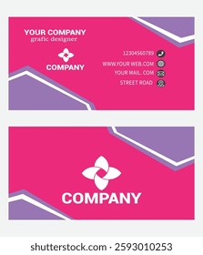 professional  business card in the illustrator