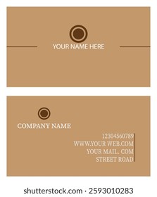 professional  business card in the illustrator