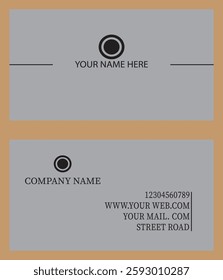 professional  business card in the illustrator