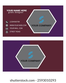 professional  business card in the illustrator
