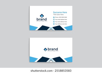 Professional business card mockup design