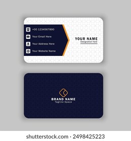 PROFESSIONAL BUSINESS CARD WITH PATTERN DESIGN