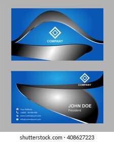 Professional business card set or visiting card set
