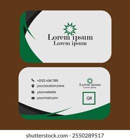 "Professional business card showcasing contact details and expertise."