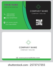 PROFESSIONAL BUSINESS CARD WITH SIMPLE DESIGN in illustrator