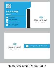 PROFESSIONAL BUSINESS CARD WITH SIMPLE DESIGN in illustrator