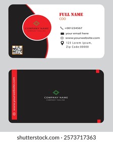 PROFESSIONAL BUSINESS CARD WITH SIMPLE DESIGN in illustrator