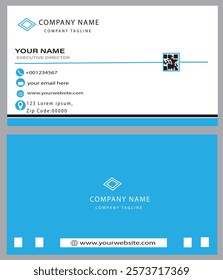 PROFESSIONAL BUSINESS CARD WITH SIMPLE DESIGN in illustrator