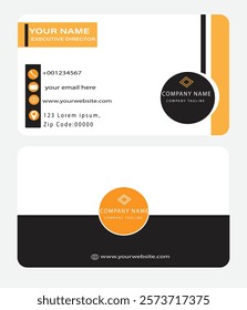 PROFESSIONAL BUSINESS CARD WITH SIMPLE DESIGN in illustrator