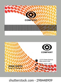 Professional business card template
