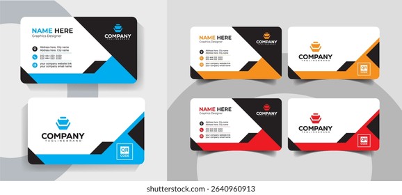Professional Business Card Template for Agencies and Companies