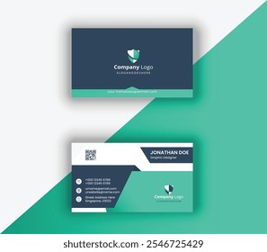 Professional Business Card Template, business card corporate Simple business card design,