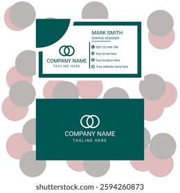 Professional business card template, creative and clean visiting card, modern creative business card and name card clean template vector.