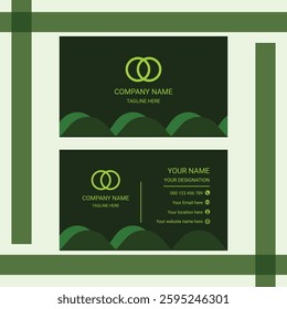 Professional business card template, creative and clean visiting card, modern creative business card and name card clean template vector.