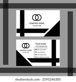 Professional business card template, creative and clean visiting card, modern creative business card and name card clean template vector.
