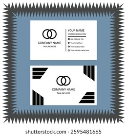 Professional business card template, creative and clean visiting card, modern creative business card and name card clean template vector.