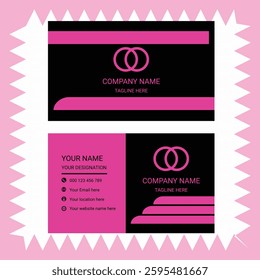 Professional business card template, creative and clean visiting card, modern creative business card and name card clean template vector.