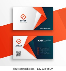 professional business card template design