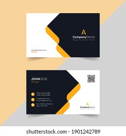 professional business card template design in vector