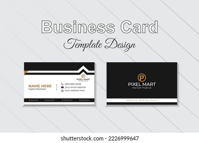Professional Business card template design