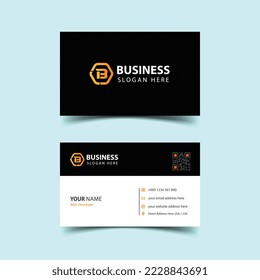 Professional business card template design