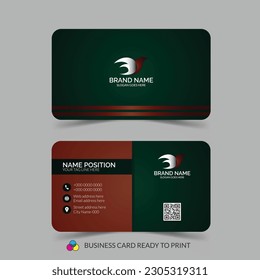 Professional business card template design