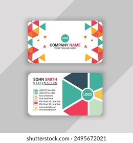 professional business card template design