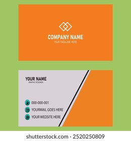 professional business card template design 