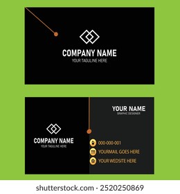 professional business card template design 