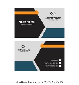 professional business card template design 