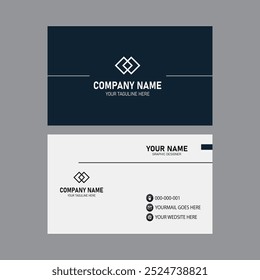 professional business card template design 