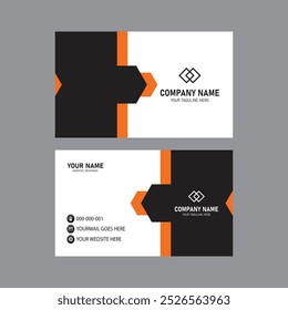 professional business card template design 