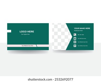 Professional business card template design