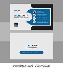 Professional business card template design