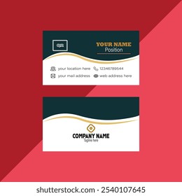 Professional business card template design