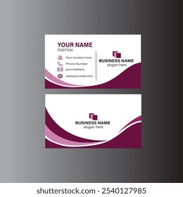 Professional business card template design