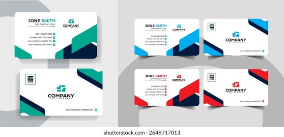 Professional Business Card Template Design for Corporate and Creative Branding