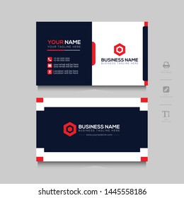 Professional Business card Template Front and back