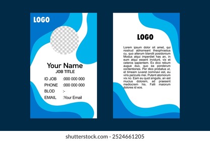 Professional Business Card Template with Modern Design Elements