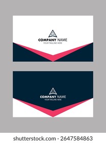 Professional business card template with modern layout and clean design. Includes space for logo, name, contact details, and address. Perfect for personal branding, corporate identity, and networking.