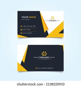 Professional business card template. Ready for Print.