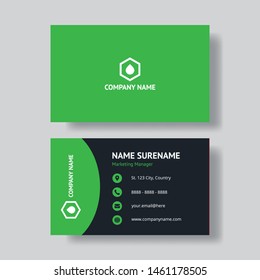 Professional business card template - Vector