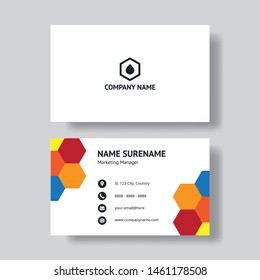 Professional business card template - Vector