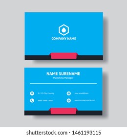 Professional business card template - Vector
