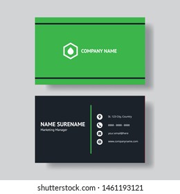 Professional business card template - Vector