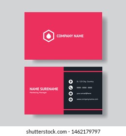 Professional business card template - Vector