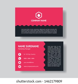 Professional business card template - Vector