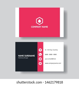 Professional business card template - Vector